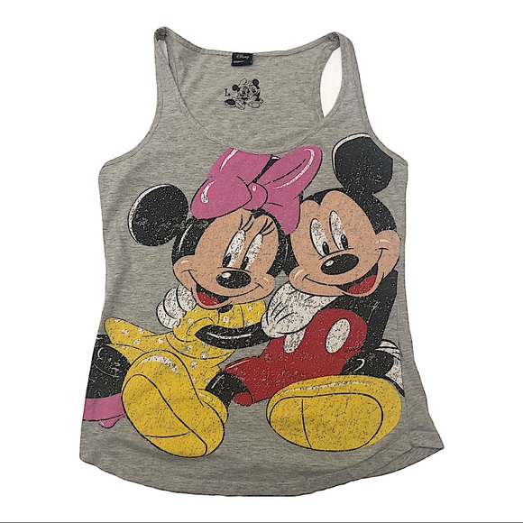 Disney Mickey & Minnie Sleeveless Tank - Size L - Picture 2 of 4